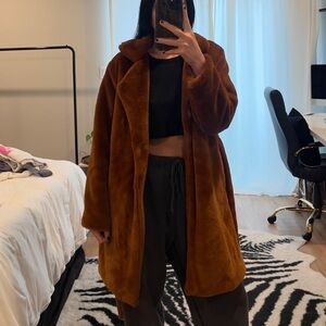 PrettyLittleThing Faux Fur Coat